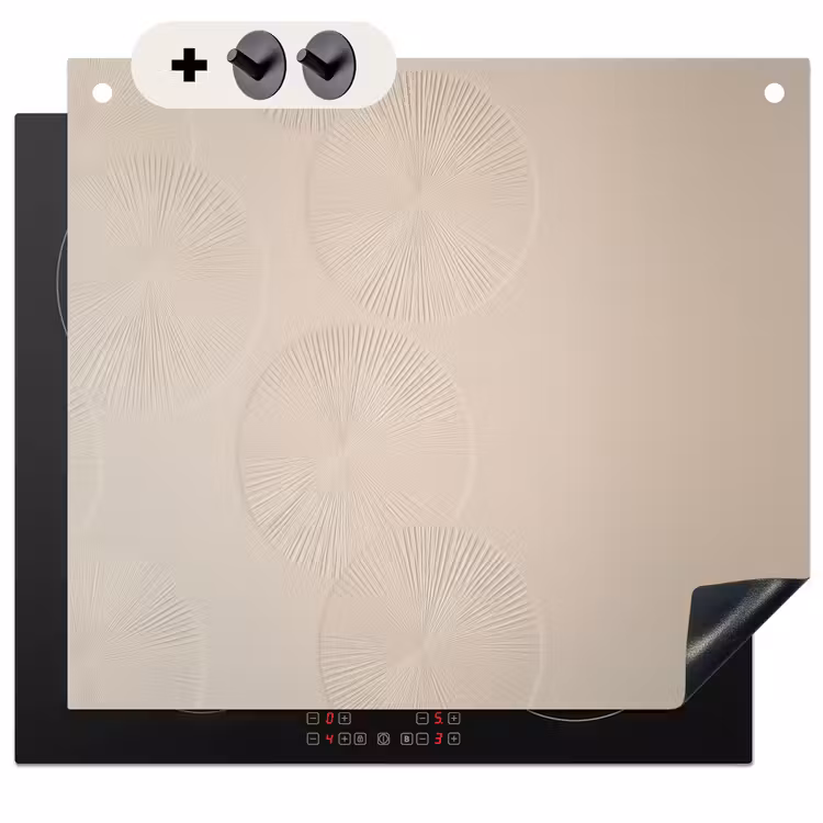 Beschemer à induction avec crochets - Japandi - Beige - Moderne — 3
