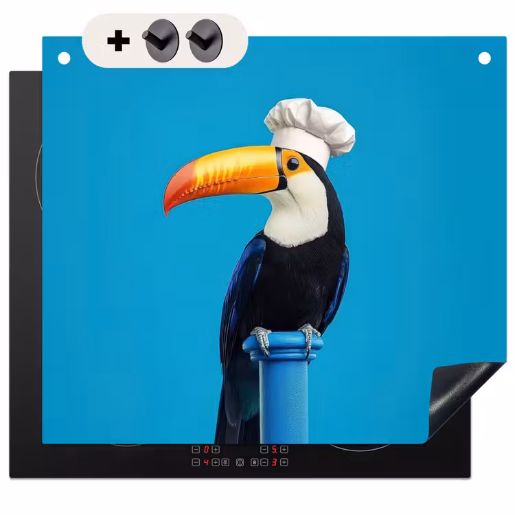Beschemer à induction avec crochets - Toucan - Socle - Oiseau - Toque — 3