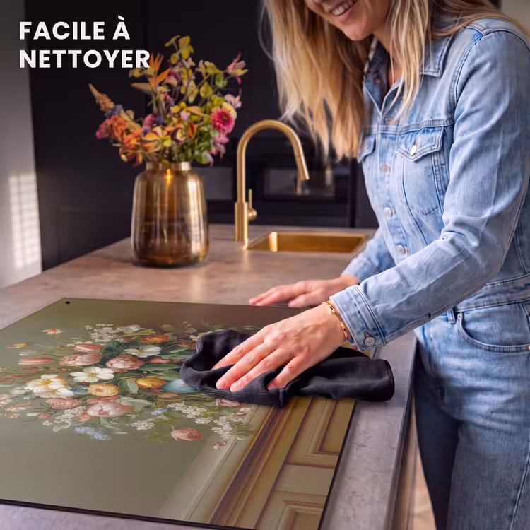 Beschemer à induction avec crochets - Vase - Pastel - Couleurs - Fleurs — 5