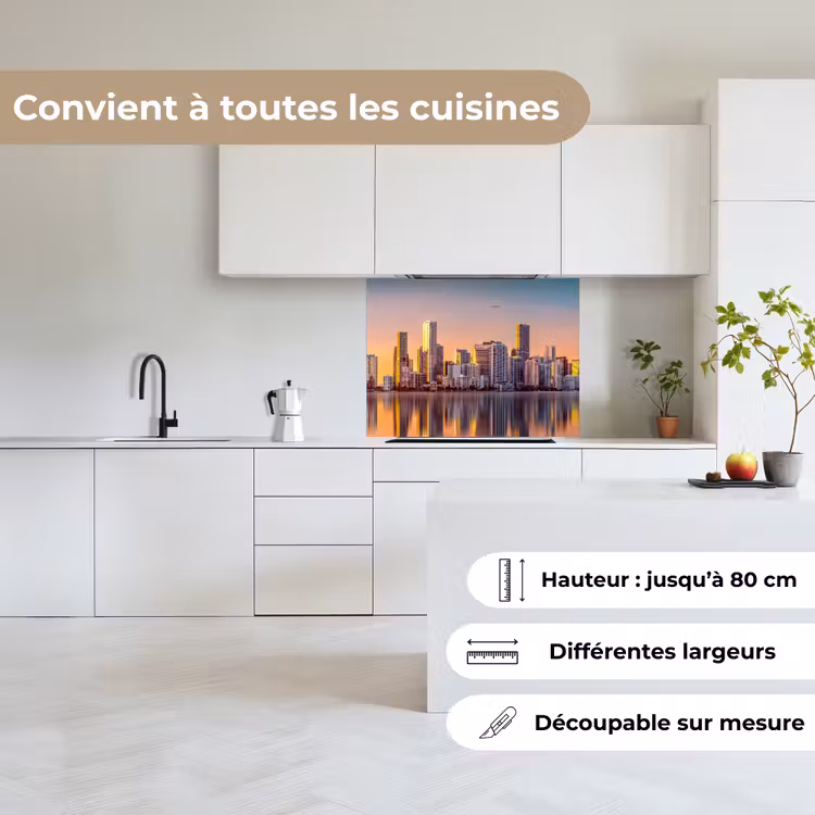 Crédence cuisine - Skyline - Bâtiments - Villes — 6