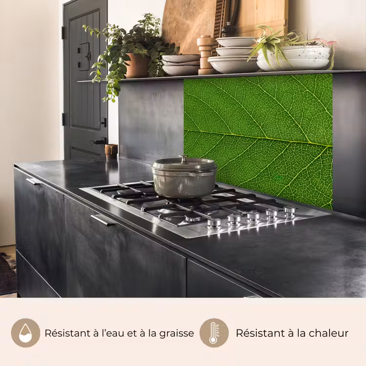 Crédence cuisine - Nature - Feuille - Vert — 4