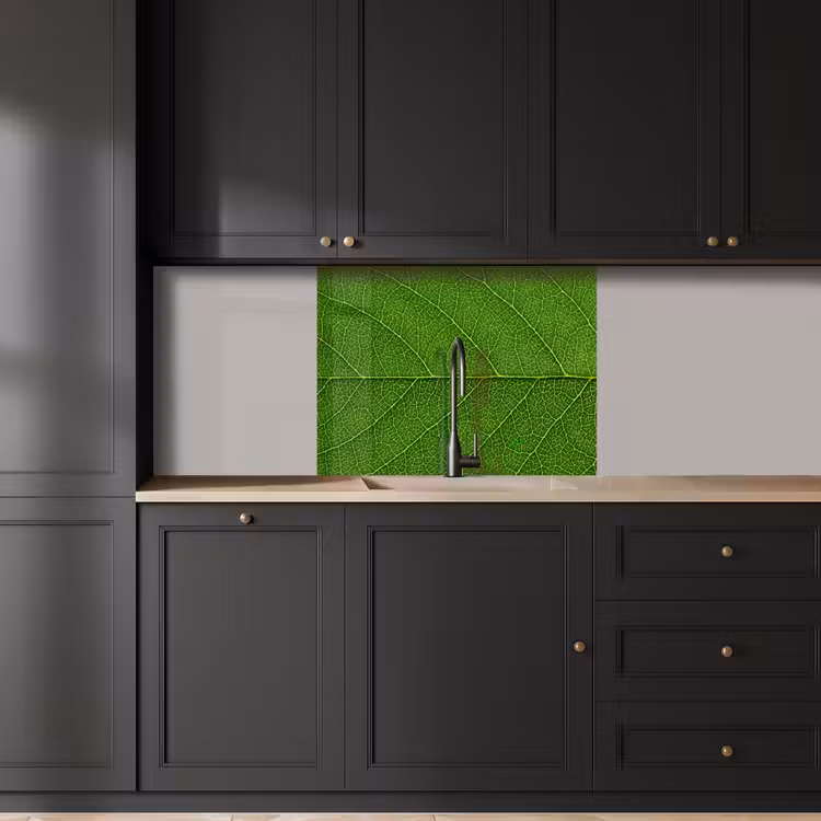 Crédence cuisine - Nature - Feuille - Vert — 5
