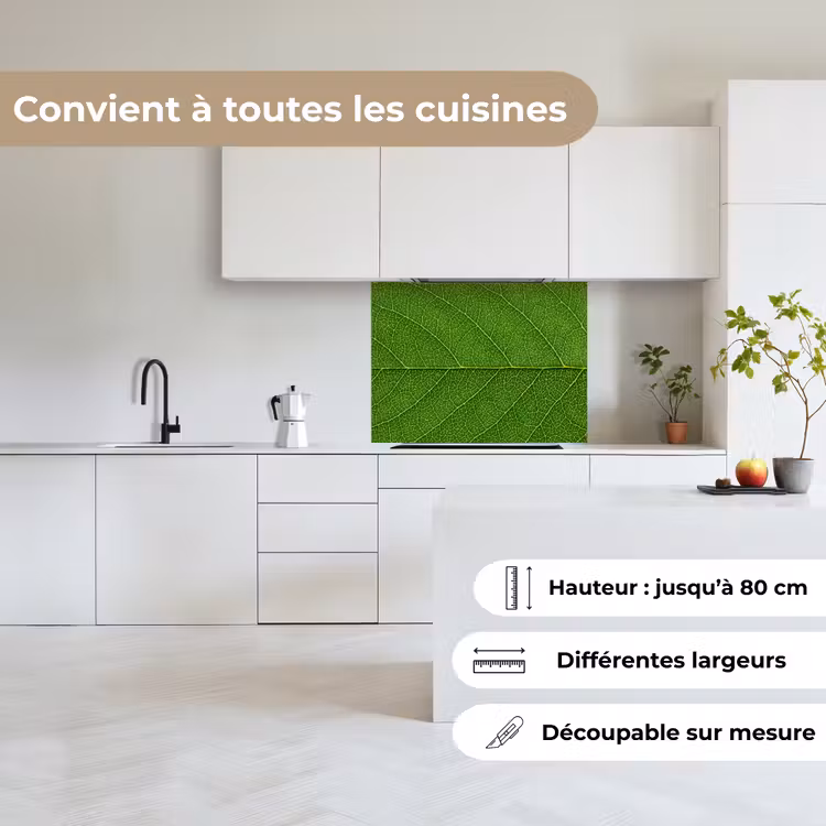 Crédence cuisine - Nature - Feuille - Vert — 6