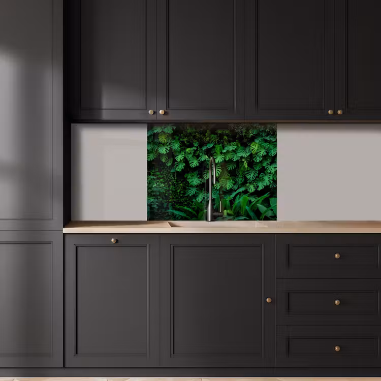 Crédence cuisine - Nature - Forêt - Vert - Monstera — 5
