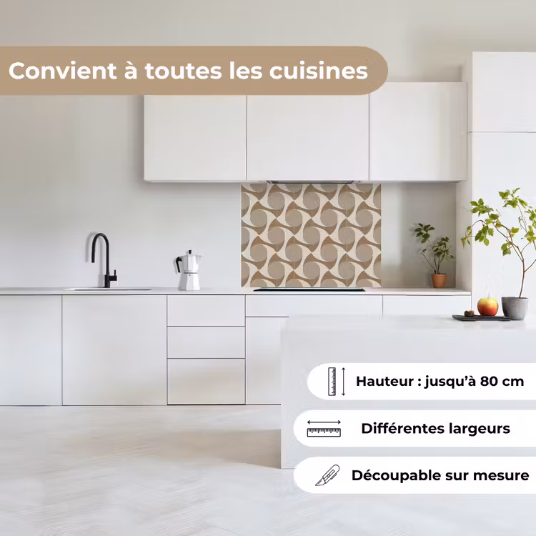 Crédence cuisine - Intemporel - Équilibre - Beige - Taupe — 6