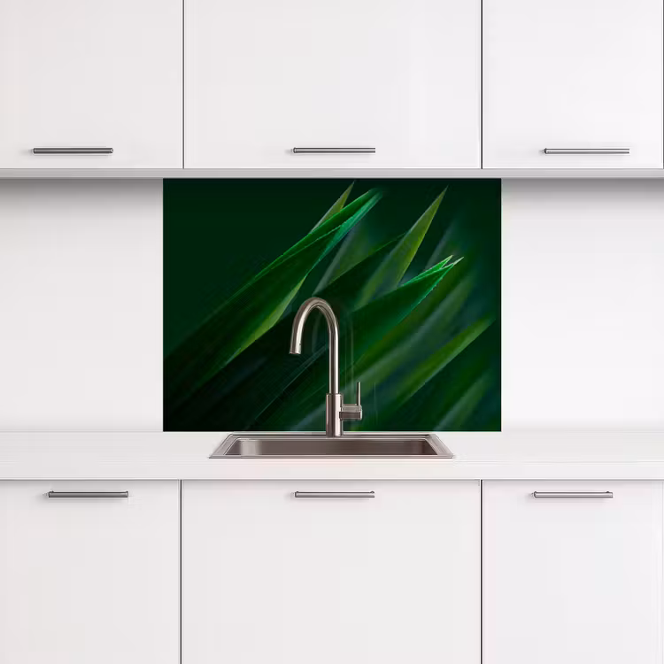 Crédence cuisine - Nature - Herbe - Vert foncé — 3