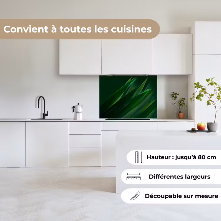 Crédence cuisine - Nature - Herbe - Vert foncé — 6