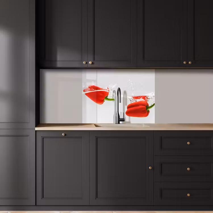 Crédence cuisine - Splash - Légumes - Rouge — 5