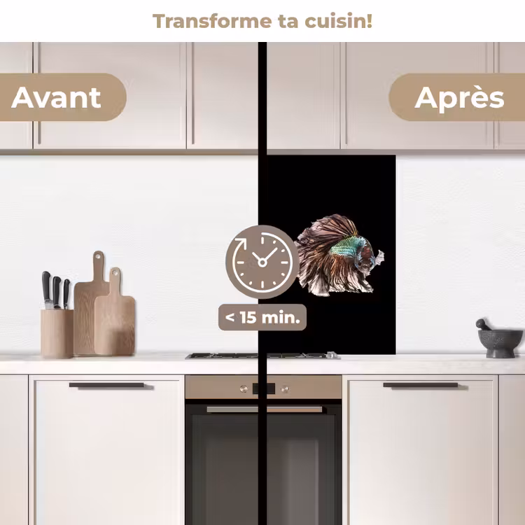 Crédence cuisine - Poisson - Coloré - Animaux — 2