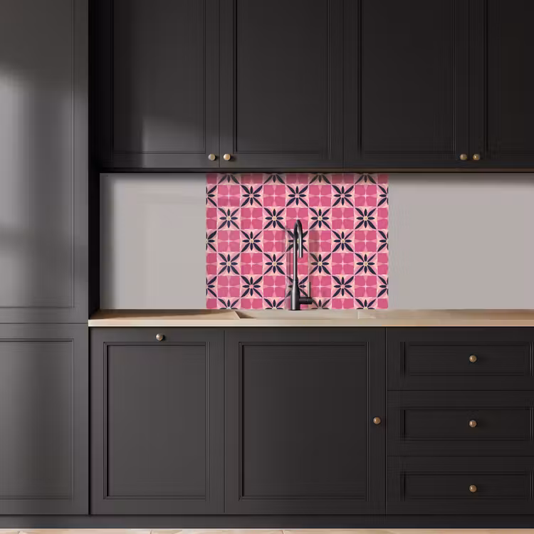 Crédence cuisine - Motif - Motif floral - Multicolore — 5