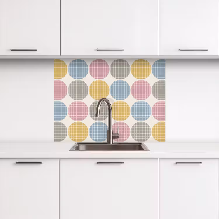 Crédence cuisine - Points - Ligne - Motif — 3