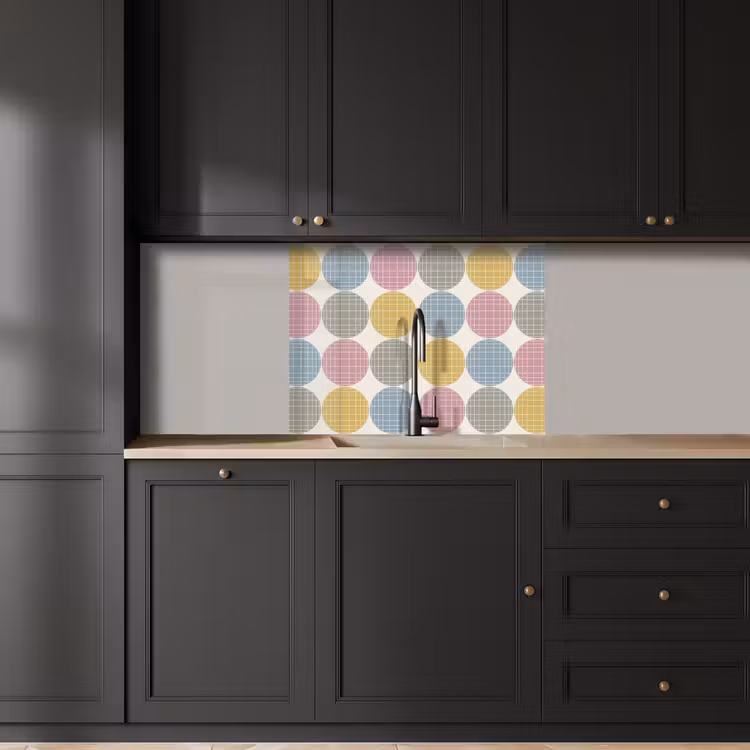 Crédence cuisine - Points - Ligne - Motif — 5