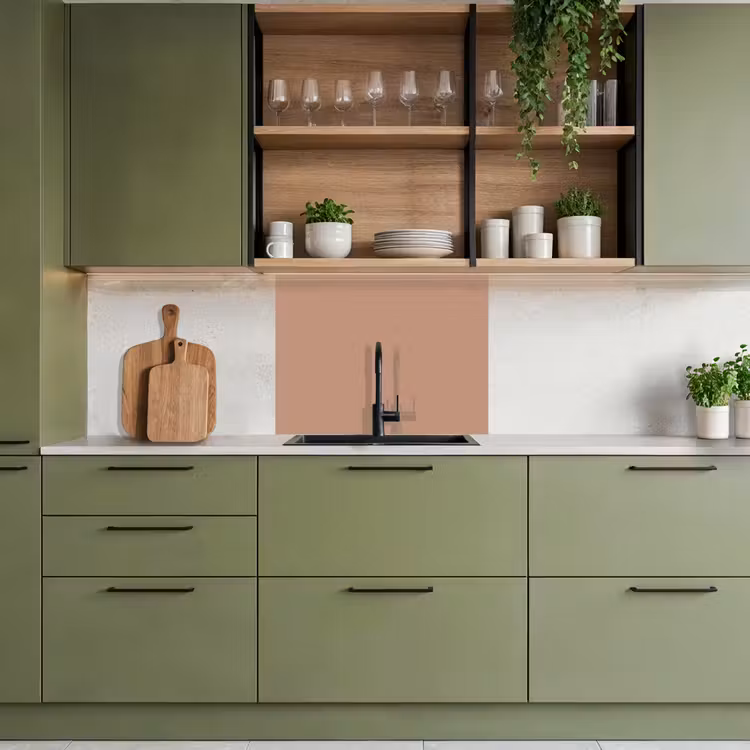 Crédence cuisine - Beige - Couleur - Rose — 7