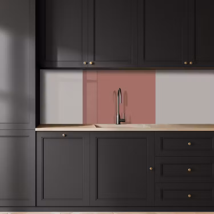 Crédence cuisine - Terracotta - Motifs - Rose — 5