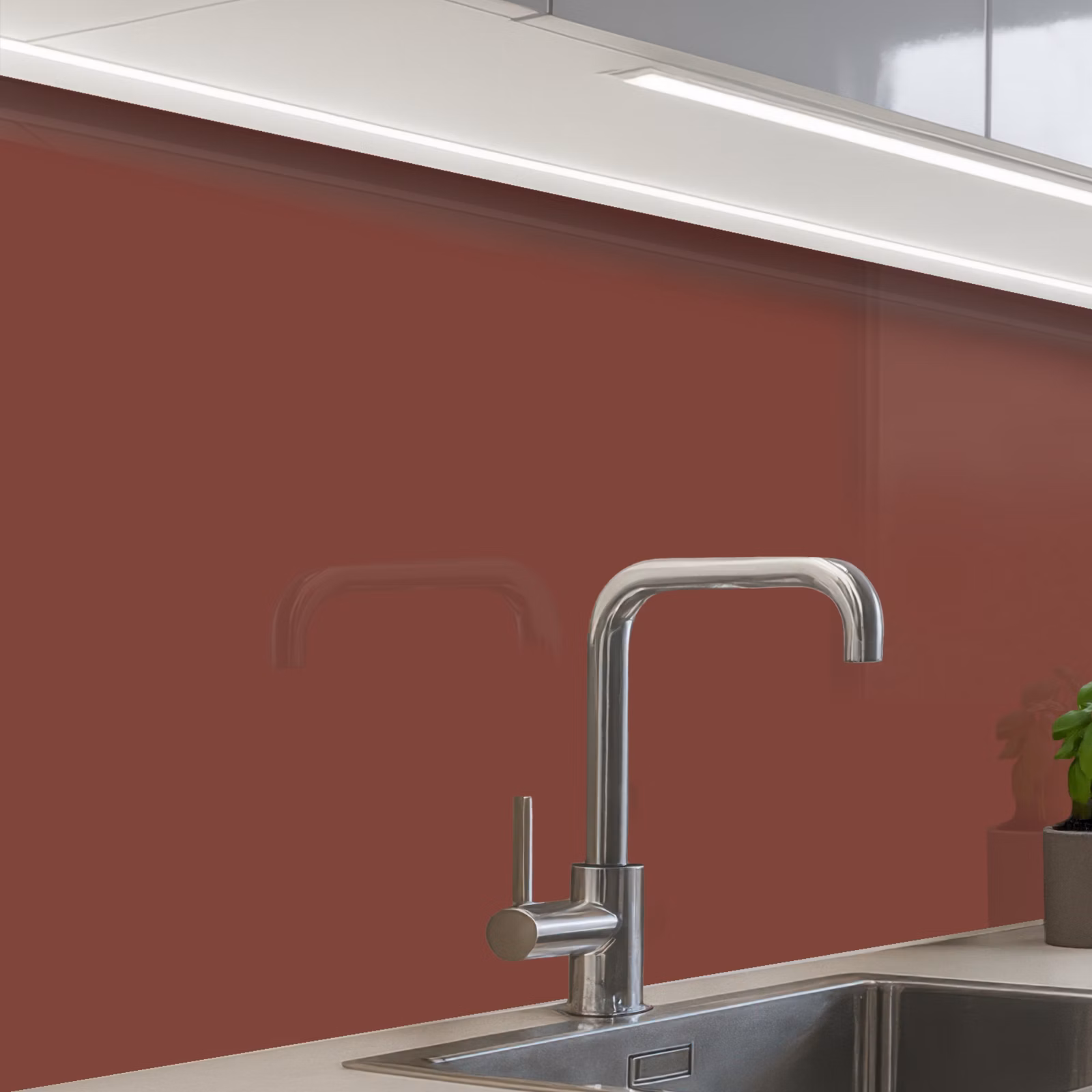 Crédence cuisine - Palette - Rouge - Intérieur — 1