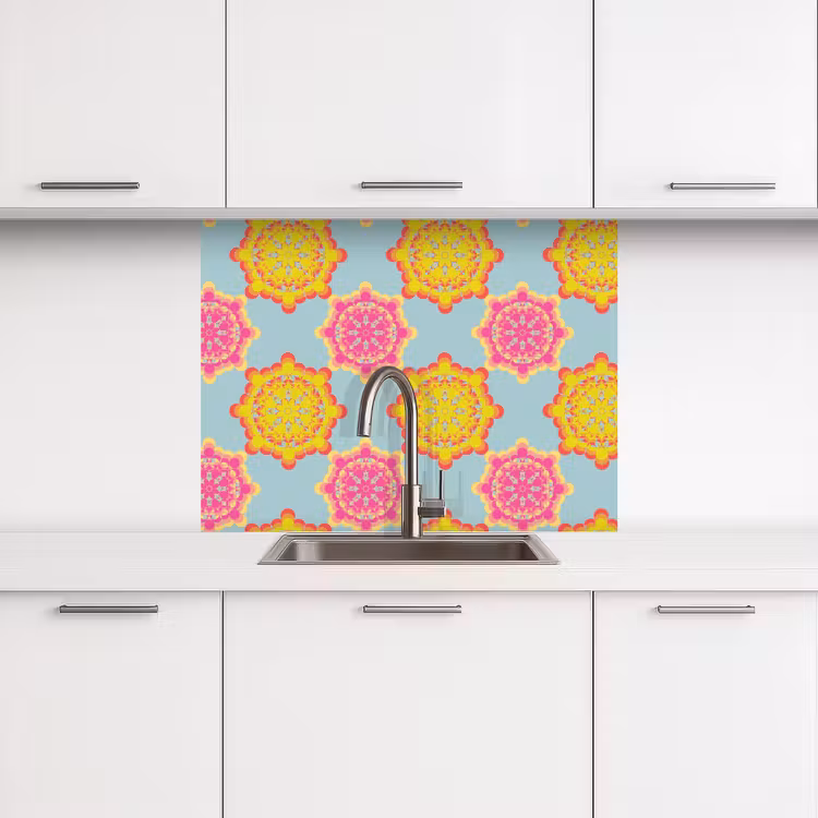 Crédence cuisine - Flower Power - Design - Hippie — 3
