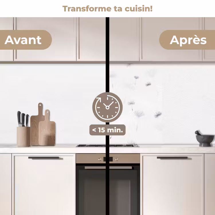 Crédence cuisine - Design - Pissenlit - Fleurs — 2