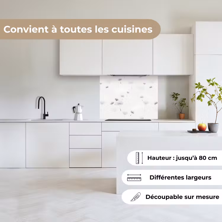 Crédence cuisine - Design - Pissenlit - Fleurs — 6