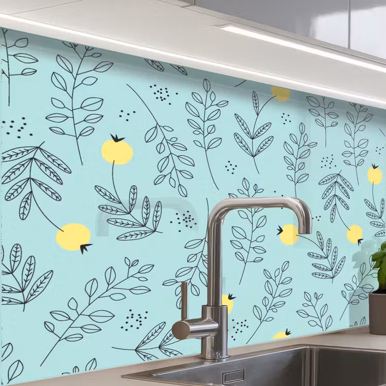 Crédence cuisine - Motifs - Semences - Plantes — 1
