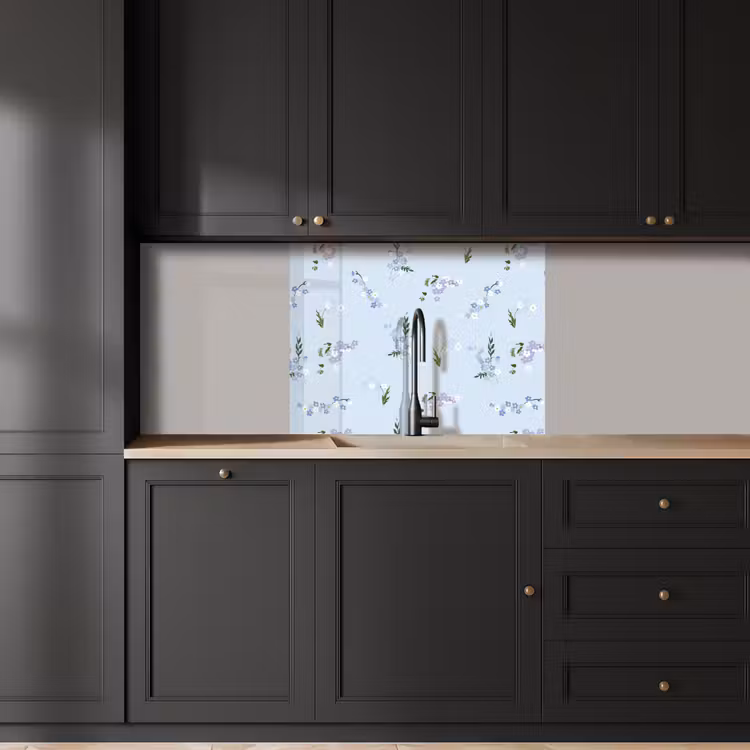 Crédence cuisine - Motif - Fleurs - Décoration — 5
