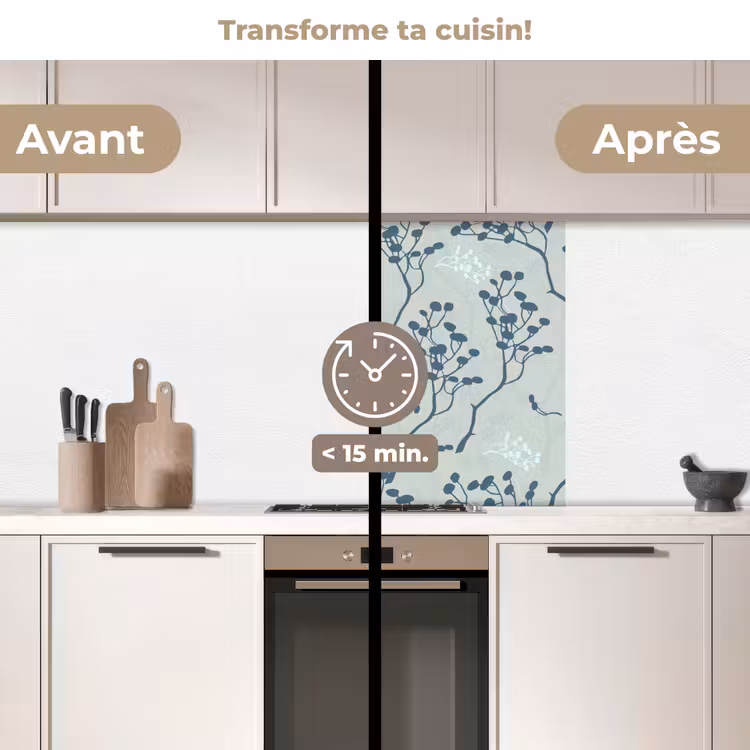 Crédence cuisine - Motifs - Jardin - Branches — 2
