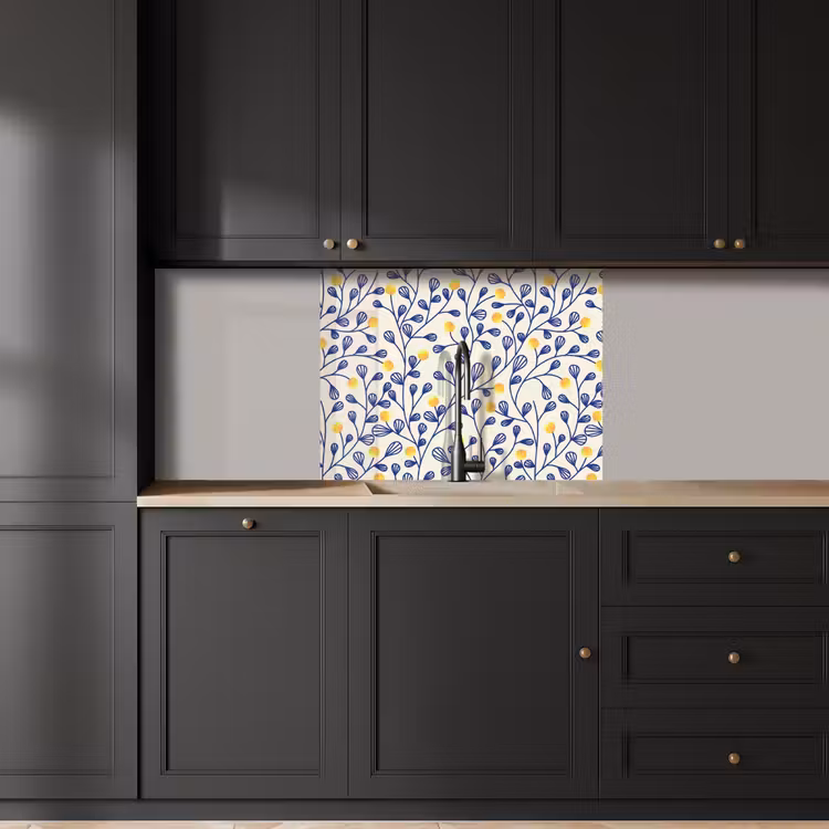 Crédence cuisine - Motifs - Jaune - Minimaliste — 5
