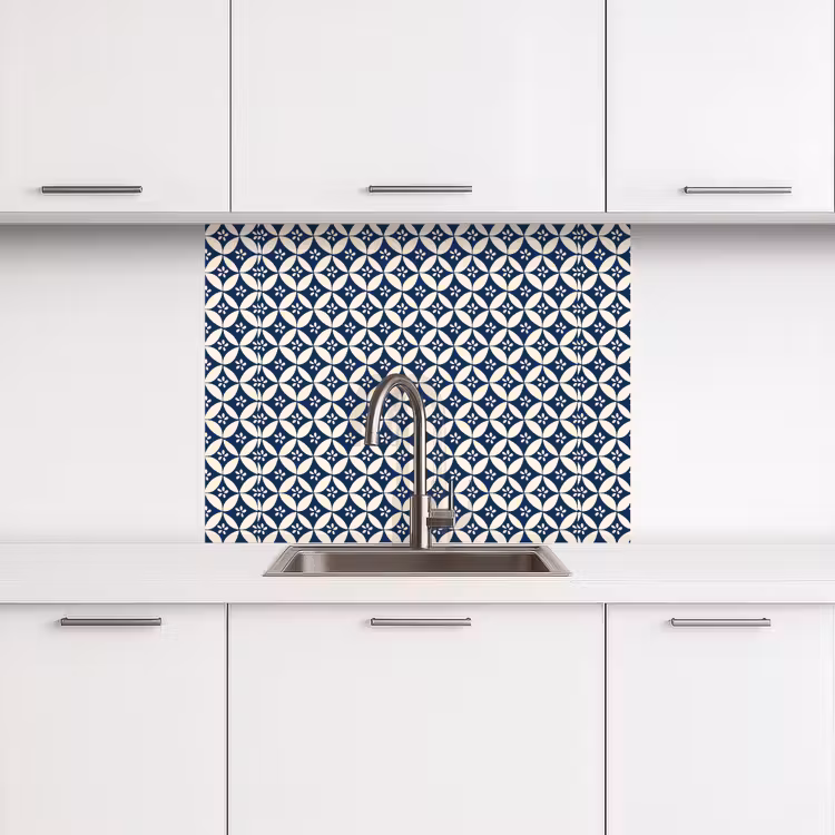 Crédence cuisine - Japon - Motifs - Bleu — 3
