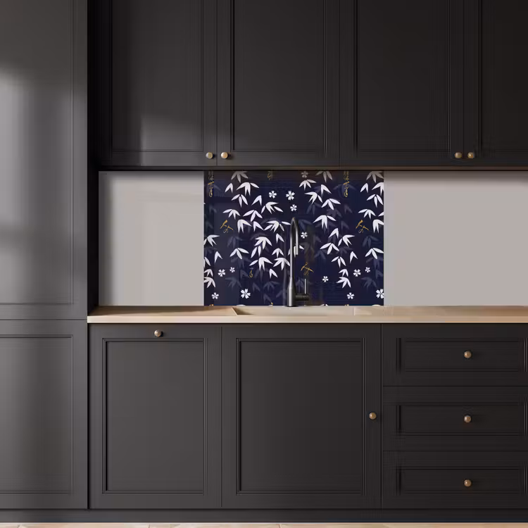 Crédence cuisine - Sakura - Fleur - Motif - Japon — 5