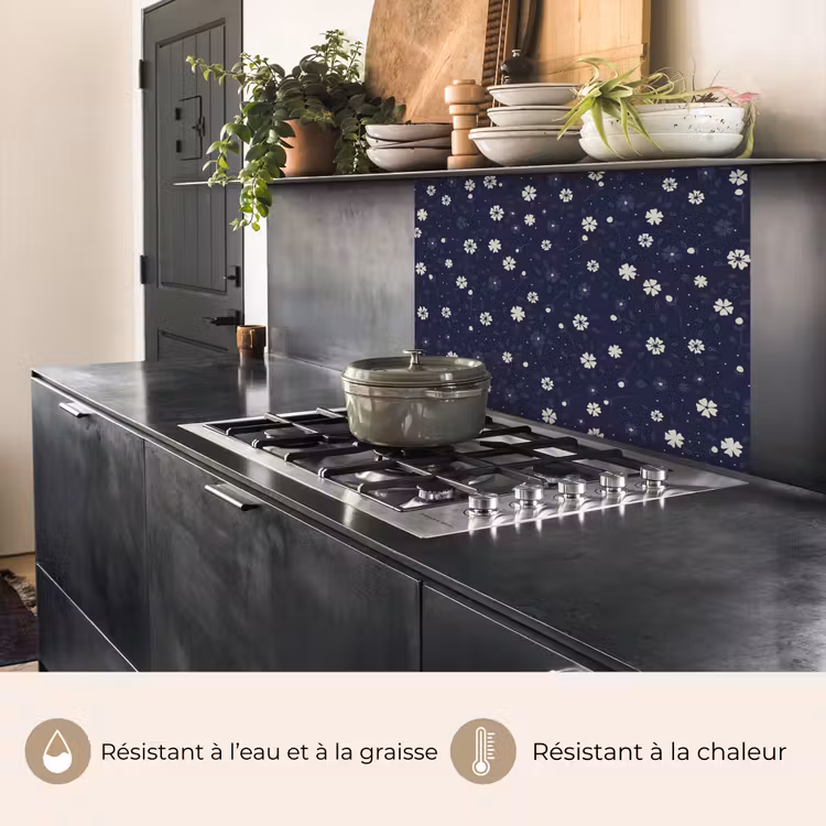 Crédence cuisine - Sakura - Fleurs - Japonais - Motifs — 4