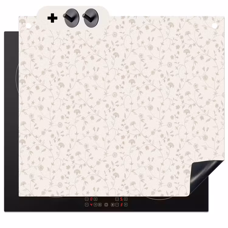 Beschemer à induction avec crochets - Fleurs - Motif - Doux — 3