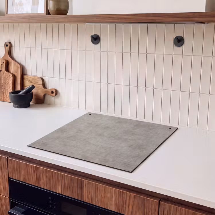 Beschemer à induction avec crochets - Rétro - Béton - Motif — 2