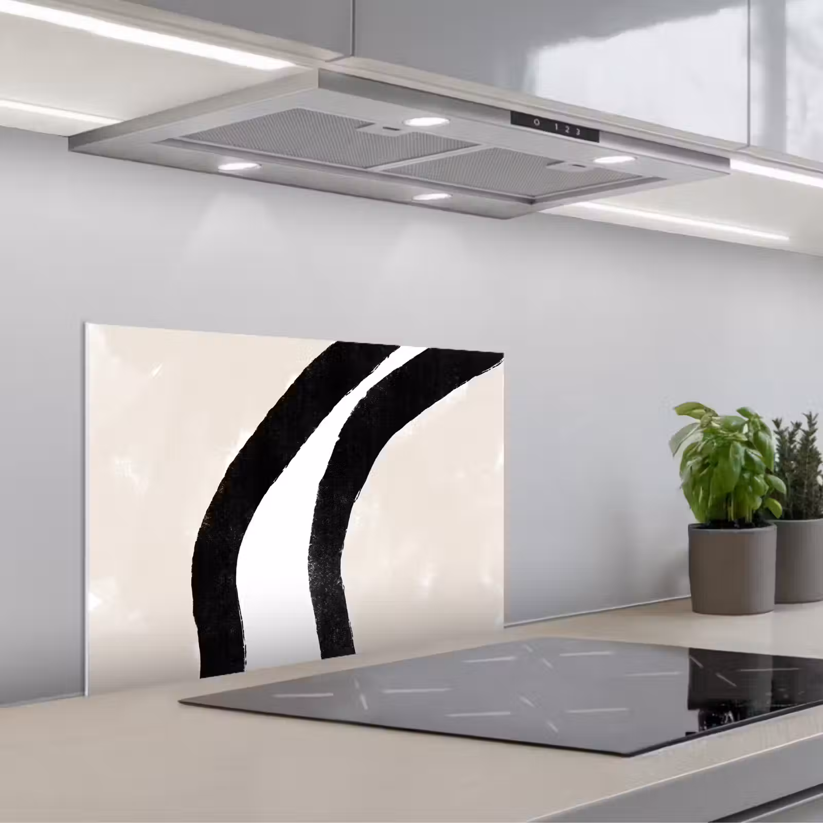 Fond de hotte - Abstrait - Ligne - Design - Pastel — 1