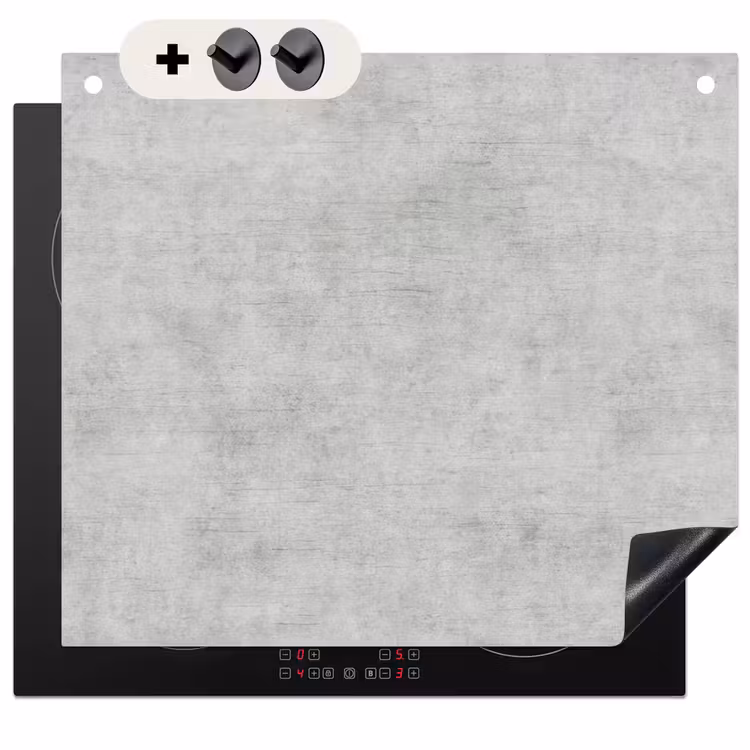 Beschemer à induction avec crochets - Béton - Gris - Industriel - Motif — 3