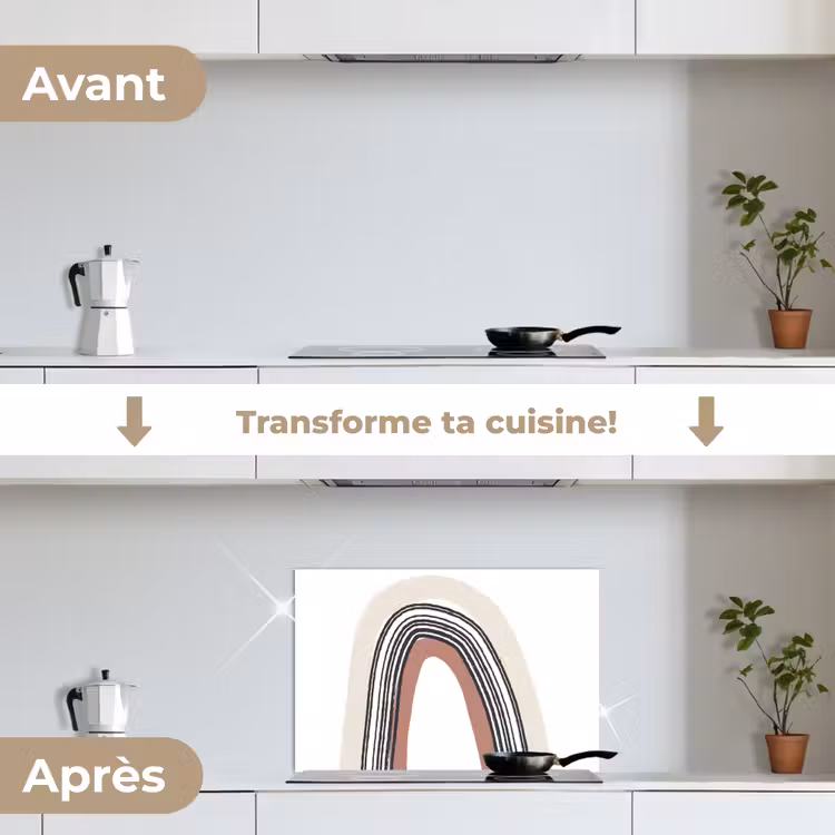 Fond de hotte - Arc-en-ciel - Pastel - Design — 7