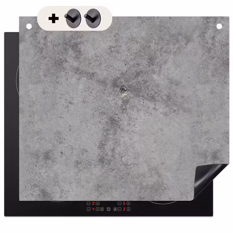 Beschemer à induction avec crochets - Béton - Gris - Motifs — 3