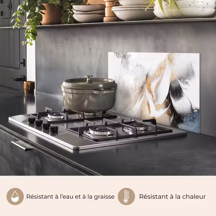 Fond de hotte - Abstrait - Or - Design - Luxe — 2
