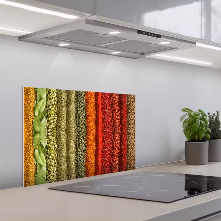 Fond de hotte - Herbes - Épices - Coloré — 1