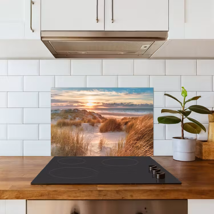 Fond de hotte - Dune - Plantes - Coucher de soleil - Plage - Mer — 3