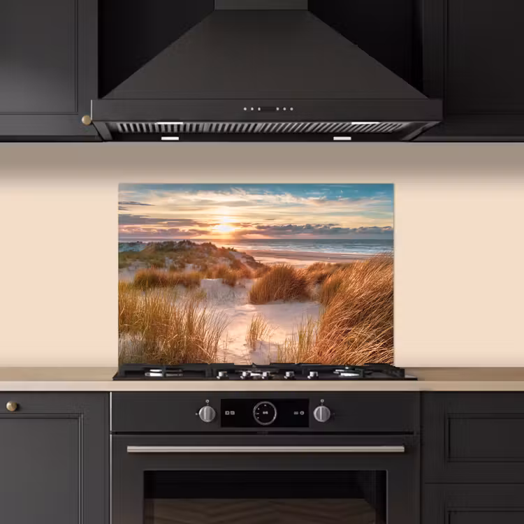 Fond de hotte - Dune - Plantes - Coucher de soleil - Plage - Mer — 5