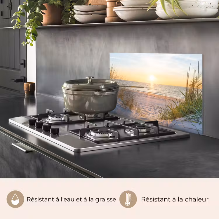Fond de hotte - Coucher de soleil sur la côte — 2