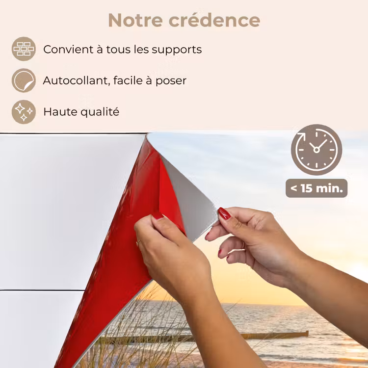 Fond de hotte - Coucher de soleil sur la côte — 4