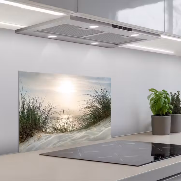 Fond de hotte - Doux lever de soleil sur les dunes — 1