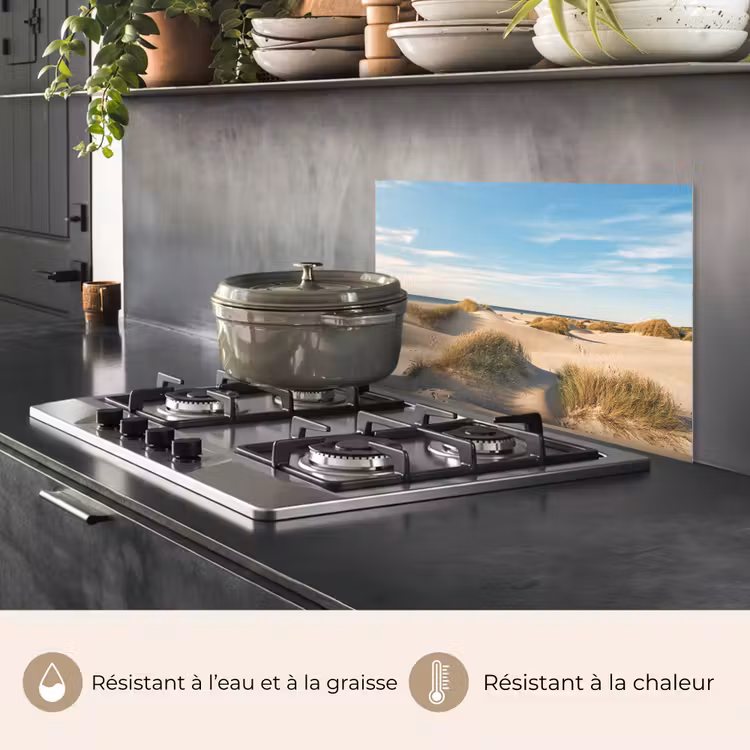 Fond de hotte - Dunes au soleil de l'après-midi — 2