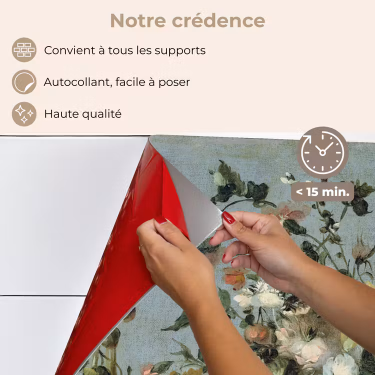 Fond de hotte - Fleurs - Maîtres anciens - Peinture à l'huile — 4