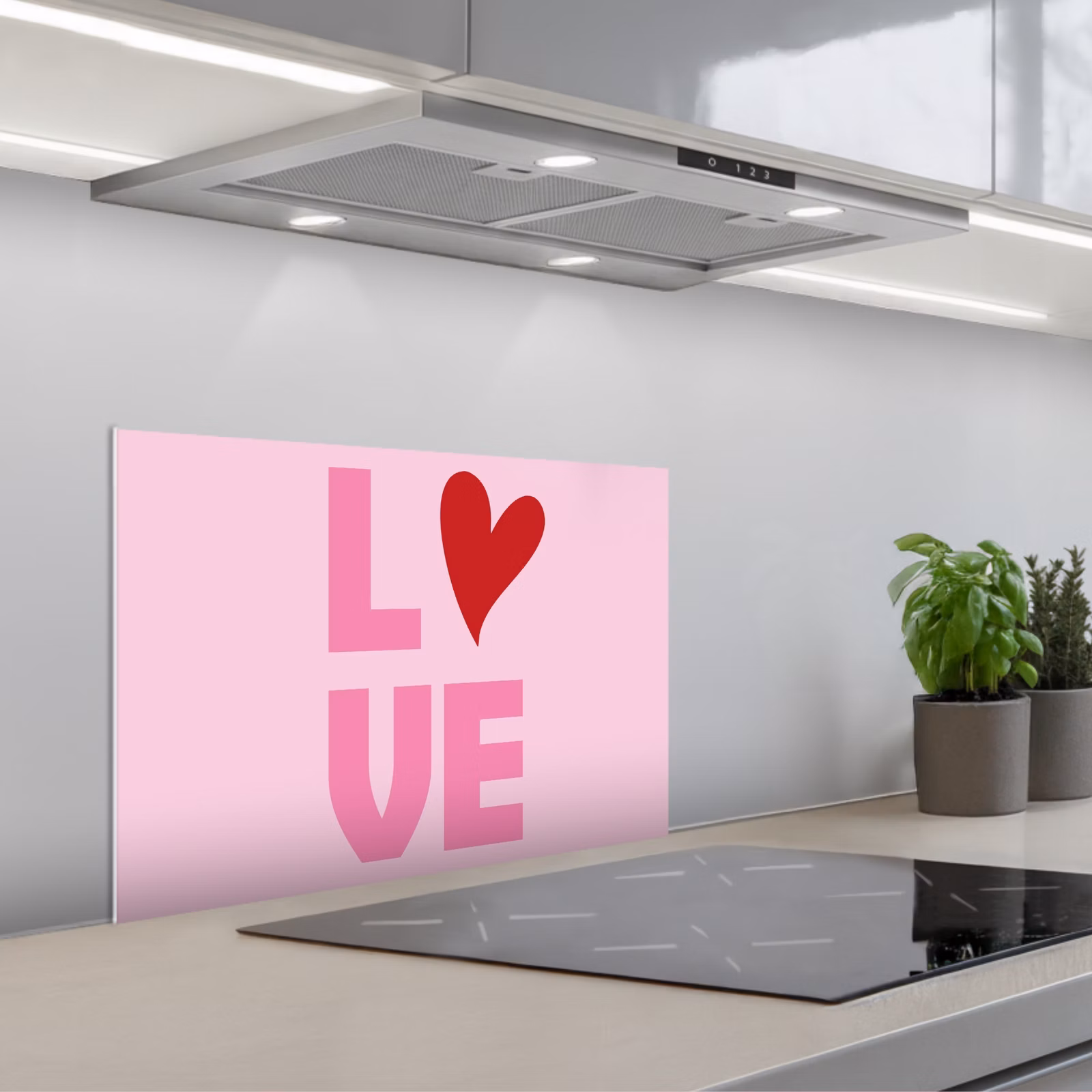 Fond de hotte - Amour - Rose - Coeur - Valentin — 1