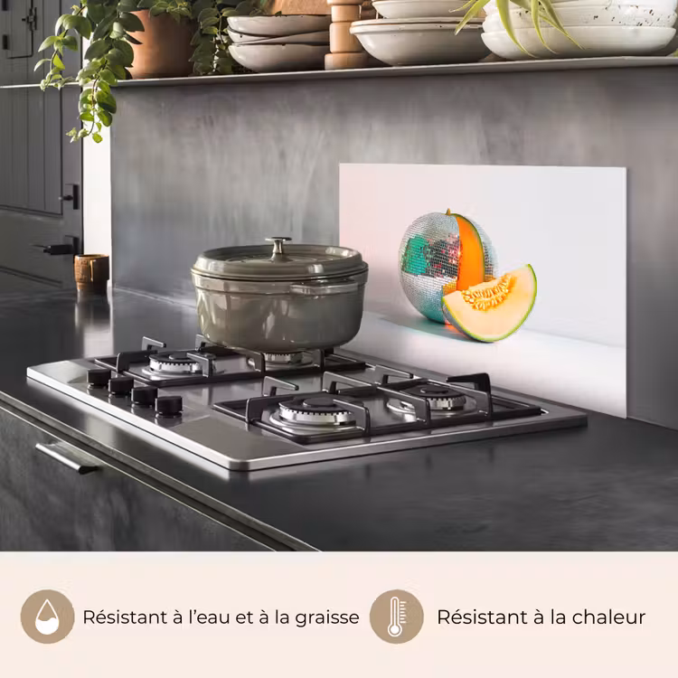Fond de hotte - Disco - Discoball - Melon - Pastel — 2