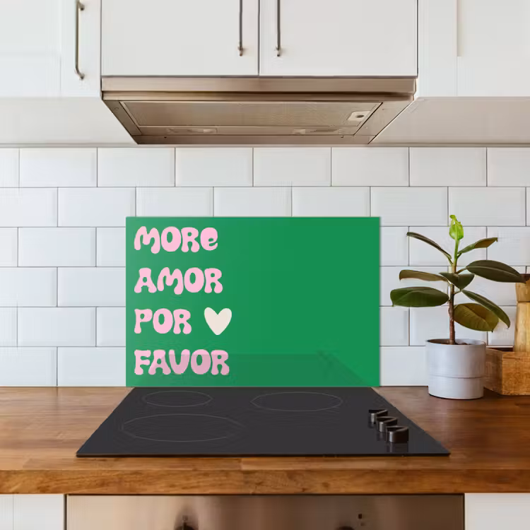 Fond de hotte - Amor - Valentine - Vert - Texte — 3