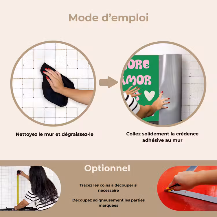 Fond de hotte - Amor - Valentine - Vert - Texte — 6