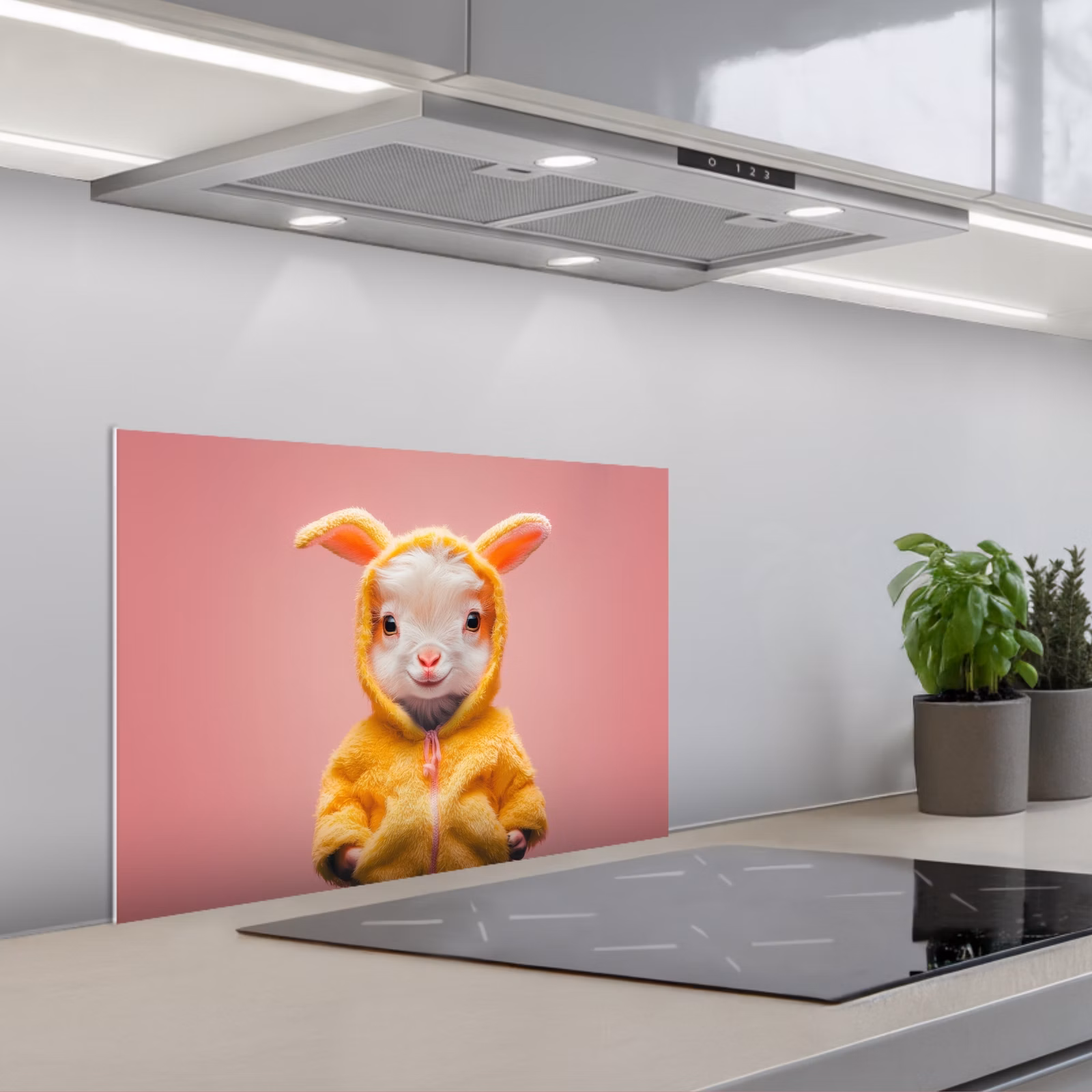 Fond de hotte - Costume - Chèvre - Lapin de Pâques — 1