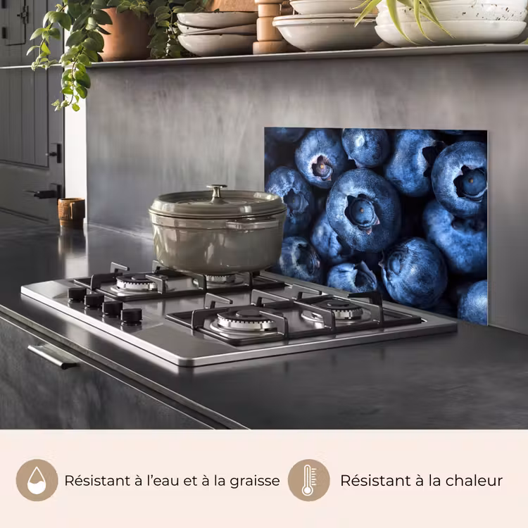 Fond de hotte - Baies - Bleu - Fruits — 2